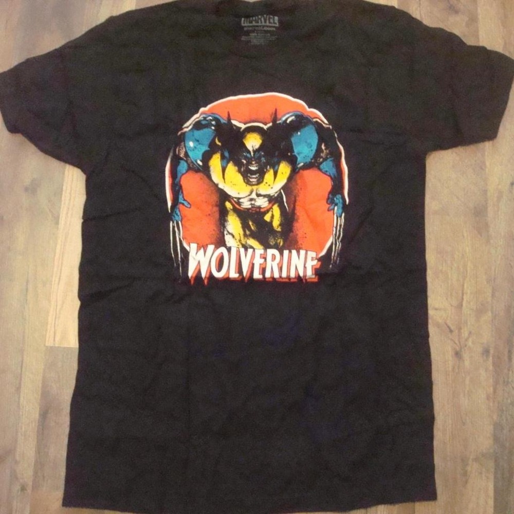 WOLVERINE MARVEL SHIRT‎ LARGE VINTAGE 00S Y2K G2